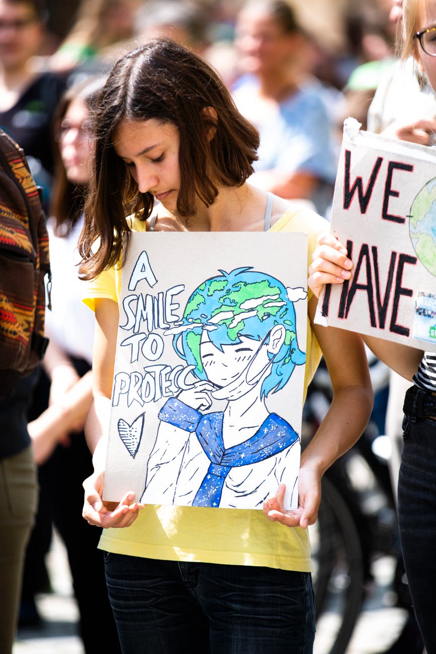 road landscape people woman